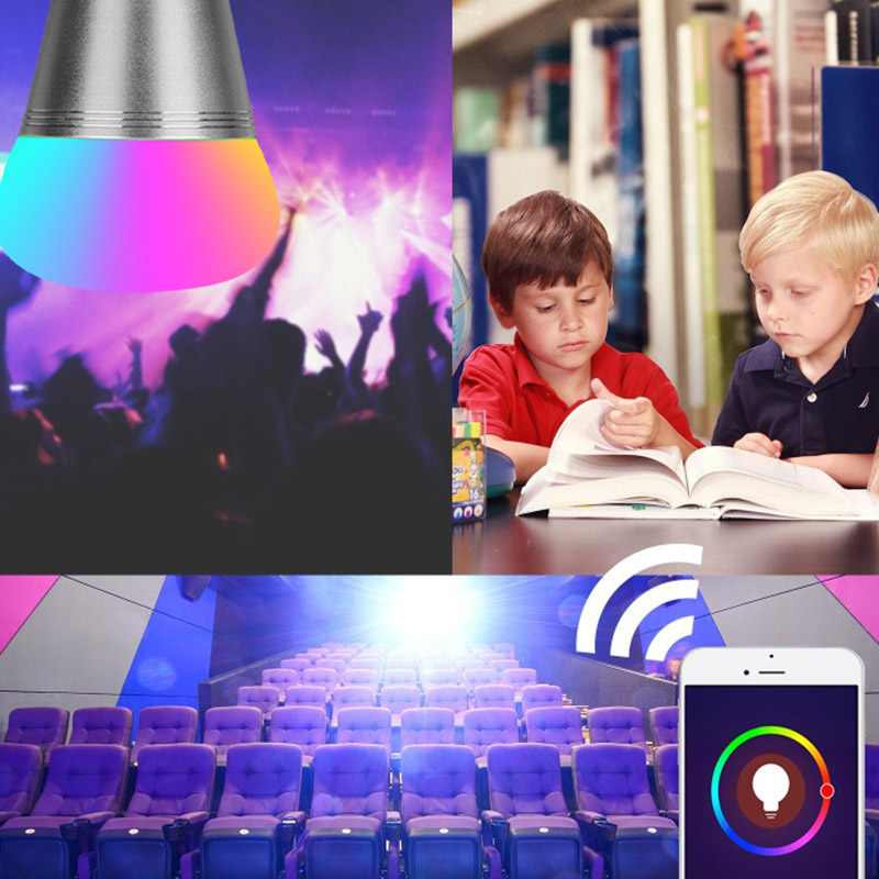 E27 11W RGBW WiFi Alexa Remote Control Wireless Smart LED Light Bulb E27 11W RGBW WiFi Alexa Remote Control Wireless Smart LED Light Bulb